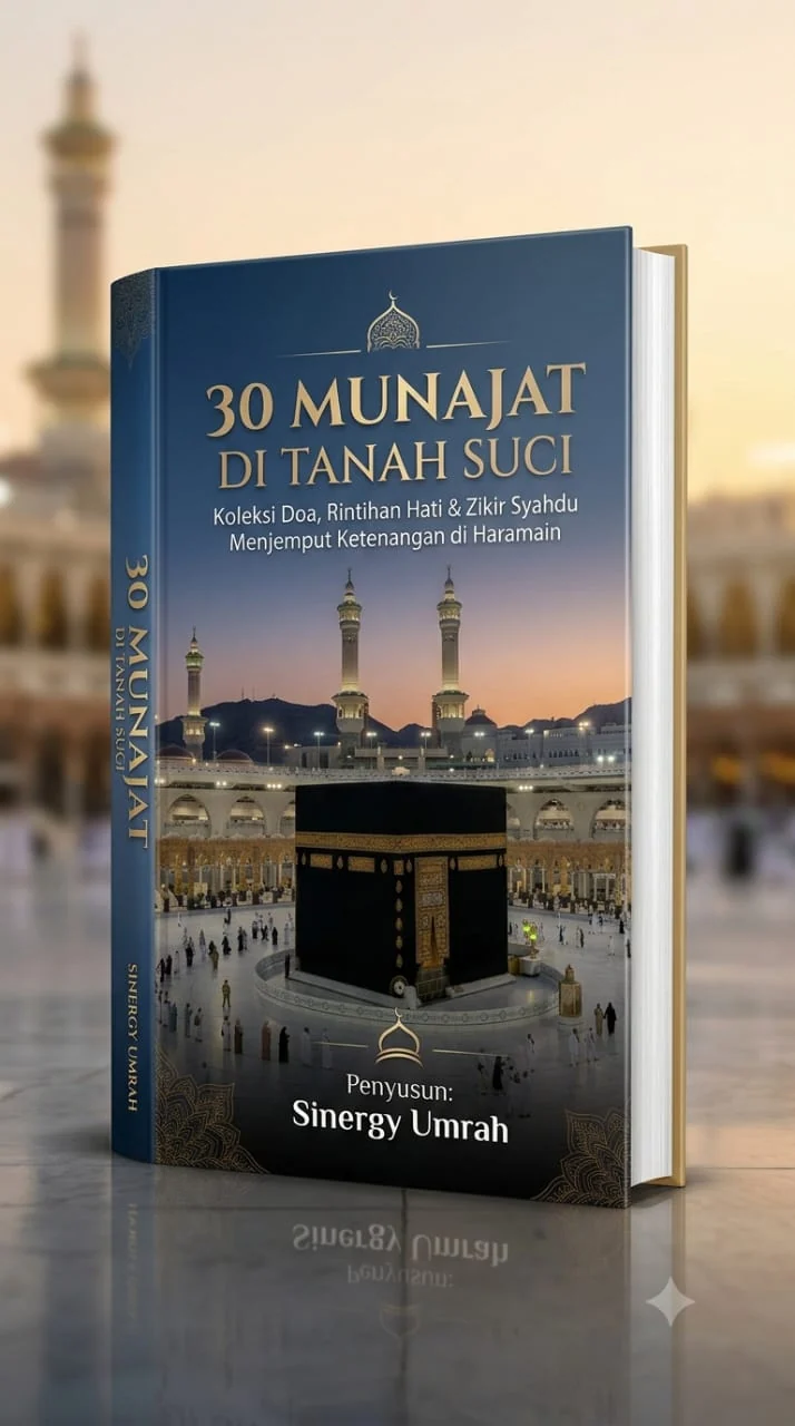 Mockup ebook 30 Munajat di Tanah Suci