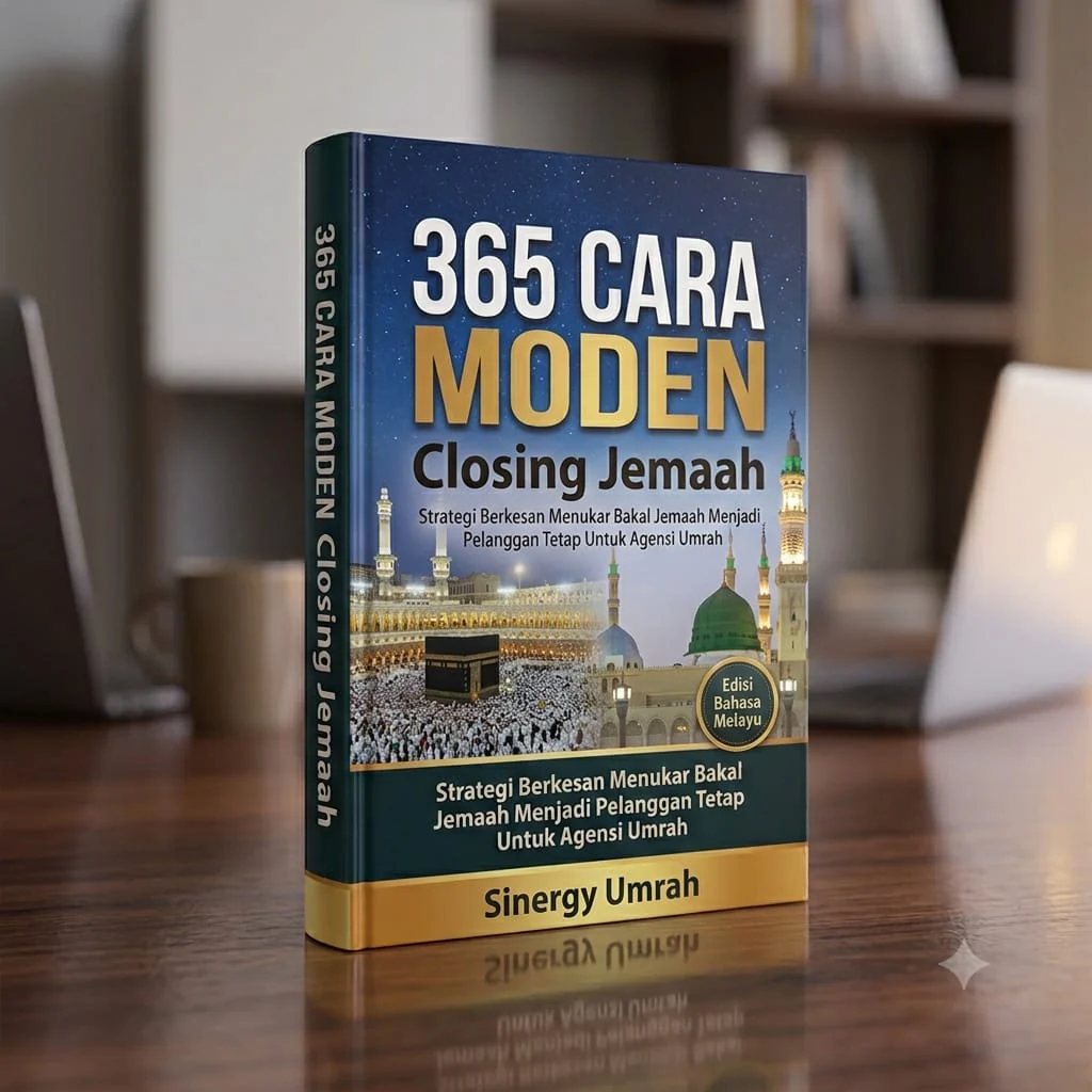 Mockup ebook keagenan Umrah